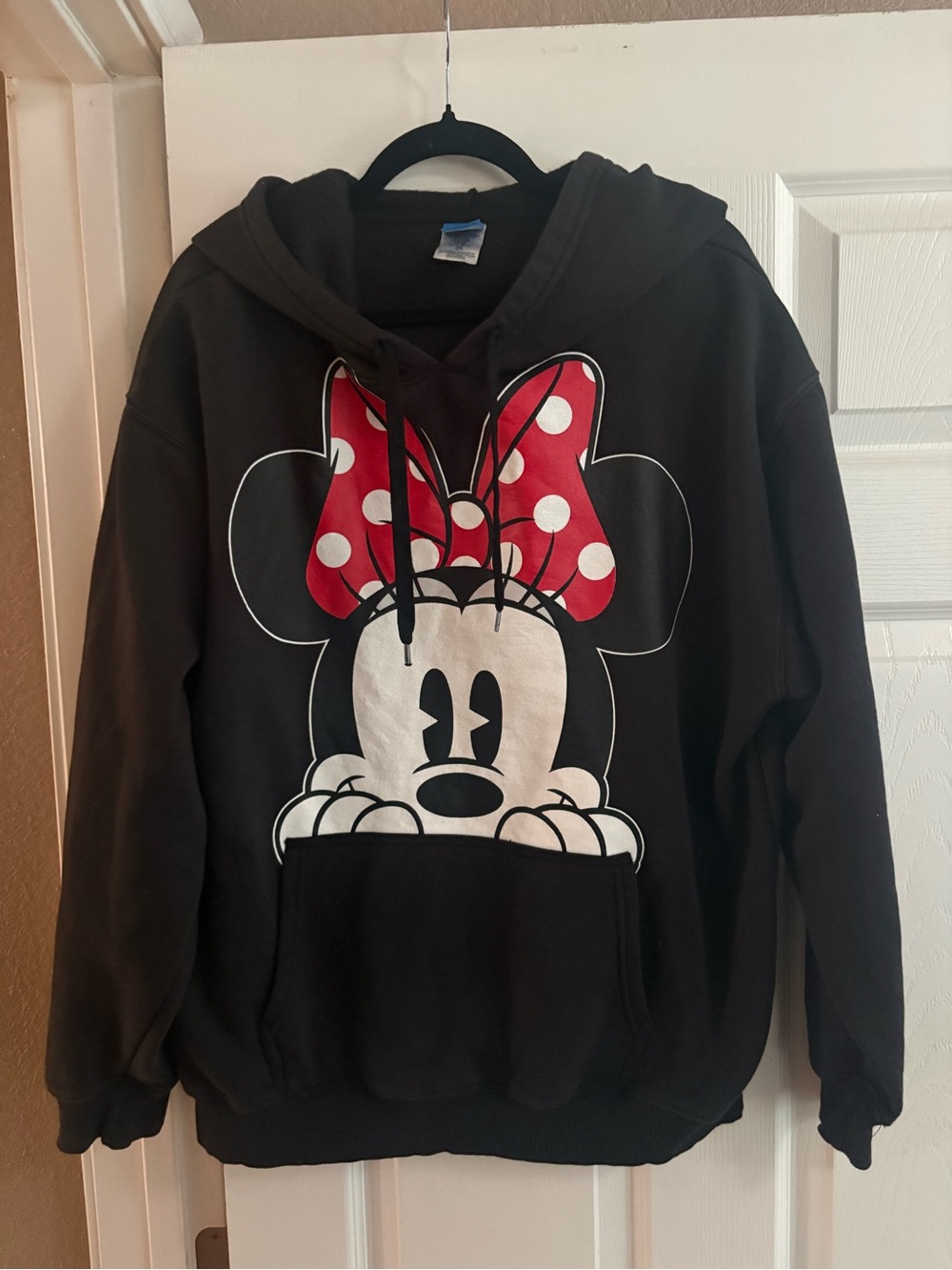 Disney Minnie Mouse hooded sweatshirt hoodie comfy cozy resortwear XL